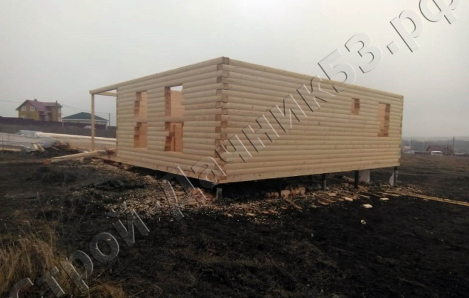 4 Брусовой дом ОД-11, 9×9, 81 м², Тульская область, Киреевский район, село Дедилово (12)